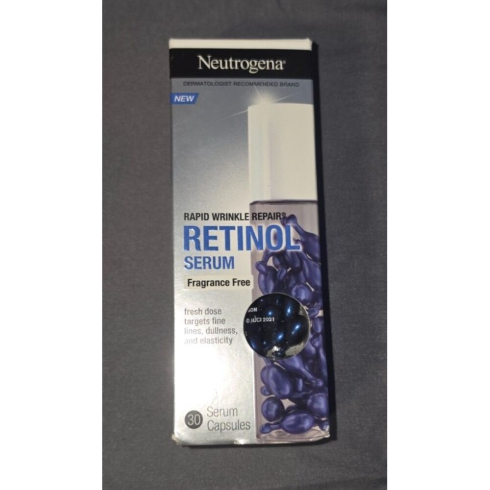 Neutrogena Rapid Wrinkle Repair Retinol Serum Fragrance Free Capsules - 30 Count